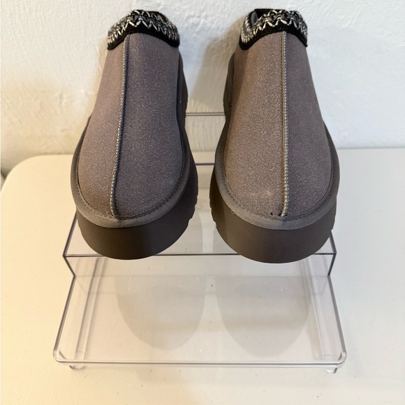 French Connection Charcoal Slip-On Shoes with Black Detailing - Picture 2 of 5